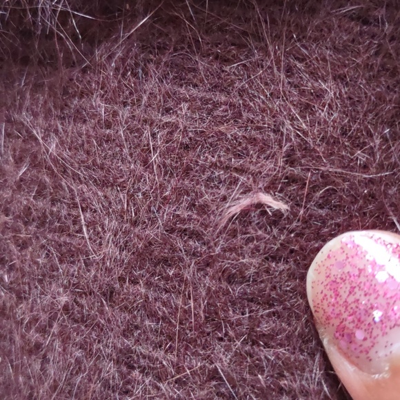 NWT C.C. Fashion Collection Brown Angora Blend Ruffle One Size Scarf - Picture 6 of 9